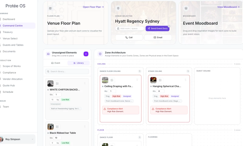 Thesis OS - Protée OS Patent-Pending Event Production Platform