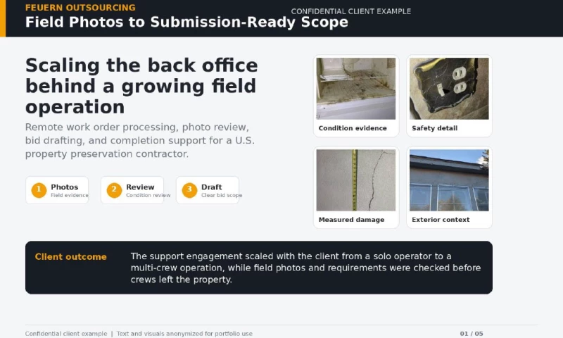 Feuern Outsourcing - Scaling the Back Office Behind a Growing Field Operation