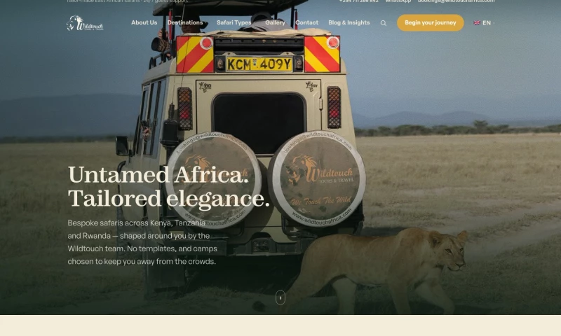 Charnette Labs - Wildtouch Tours & Travel — East African safari website