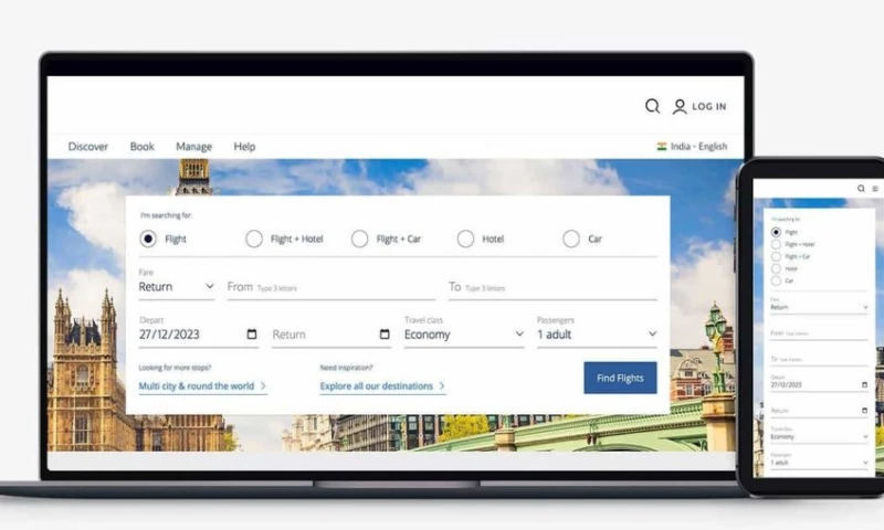 Sthenos Technologies - Digital Airline Ticket Booking Platform for UK