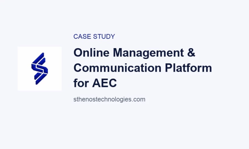 Sthenos Technologies - Online Management & Communication Platform for AEC