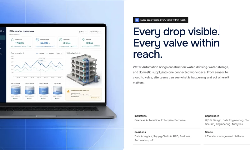 Stackera Canada Inc. - Every drop visible. Every valve within reach.