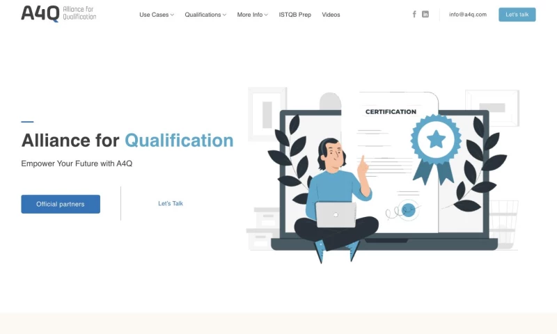Geeklab - A4Q: Qualification Hub Website, Brand and SEO