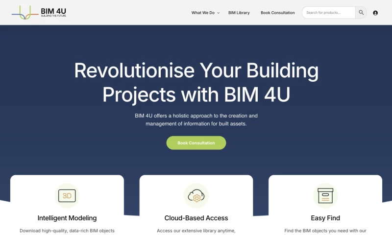 Geeklab - BIM4U: BIM Object Library Platform Website