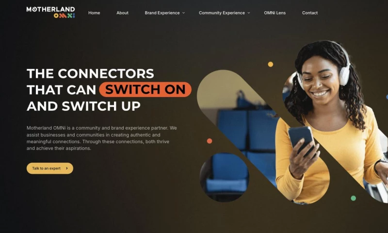 Geeklab - Motherland OMNi: Community Media Website and Brand