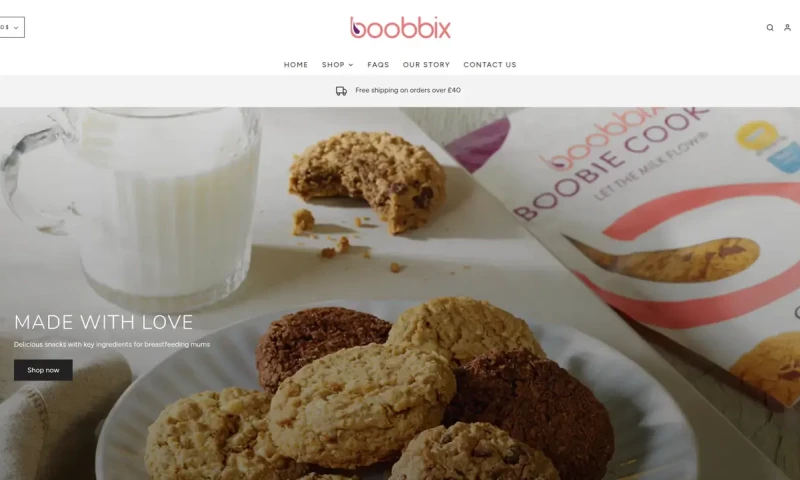 WebKatie - Boobbix Shopify Ecommerce Experience
