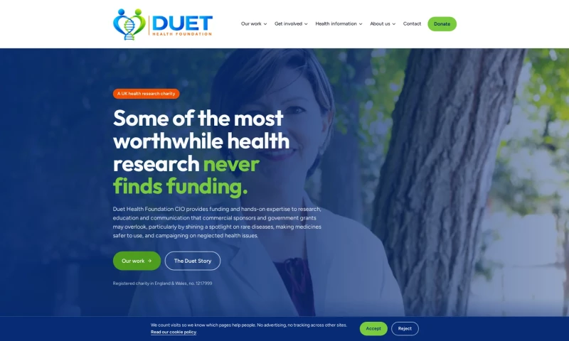 WebKatie - Duet Health Foundation Digital Platform for Health Research