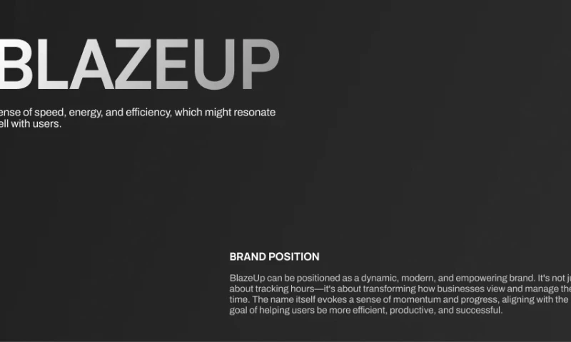 Lollypop Design Studio - Blazeup: Naming & Brand Identity for an Enterprise AI Platform