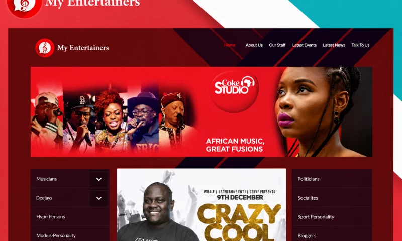 IMANDY DESIGNS - My Entertainers Website Design and Development