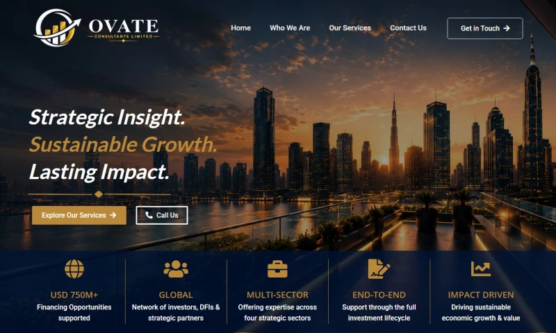 IMANDY DESIGNS - Ovate Consultants Limited Web Design and Development project