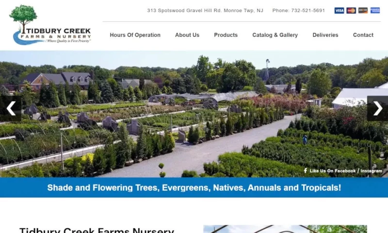 Stack Media Design - TIDBURY CREEK FARMS AND NURSERY | Monroe Township, NJ