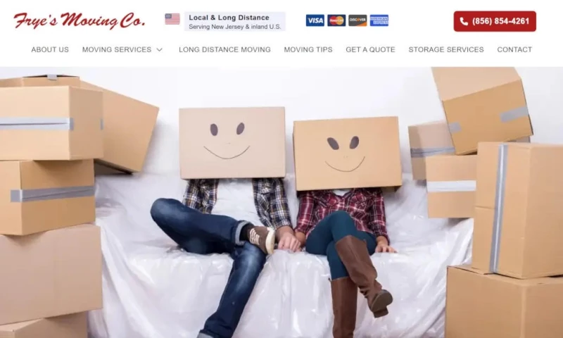 Stack Media Design - FRYE'S MOVING CO. | Oaklyn, NJ