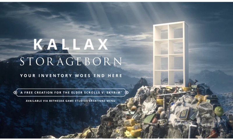 Mother London - KALLAX STORAGEBORN, a free creation for The Elder Scrolls V: Skyrim from IKEA.