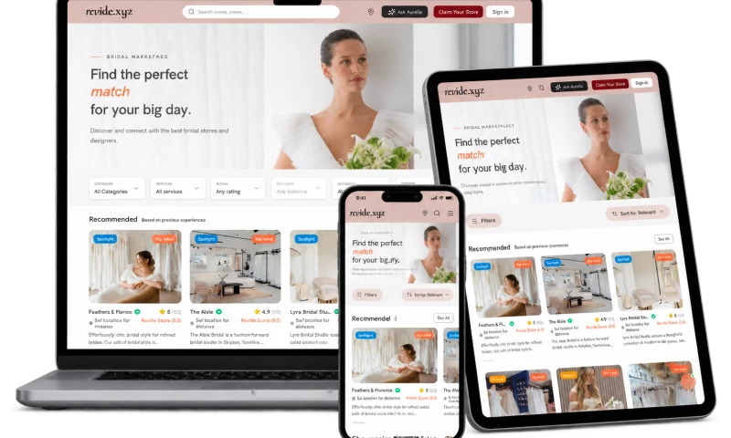 EmporionSoft Pvt Ltd - Revide B2B2C Booking Platform for UK Bridal Boutiques