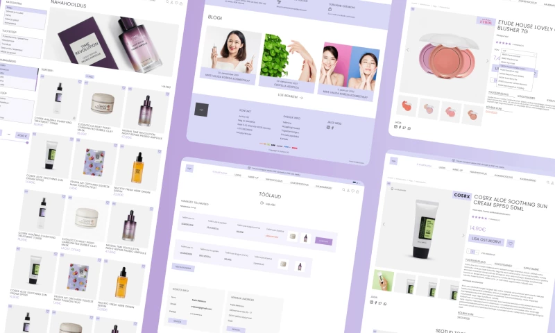 Major Source OÜ - Junico WooCommerce cosmetics store