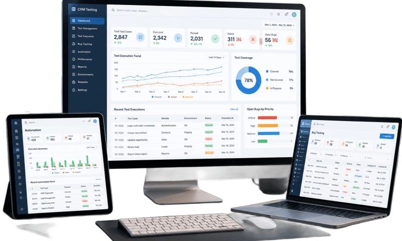 EmporionSoft Pvt Ltd - QA Automation Overhaul for a US SaaS CRM