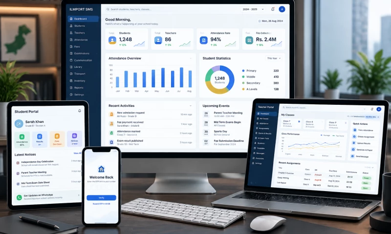 EmporionSoft Pvt Ltd - ILMPORT Offline-First School Management PWA