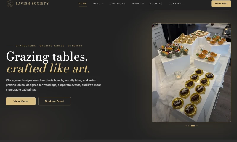 Minarvo - Lavish Society Bites, luxury catering platform