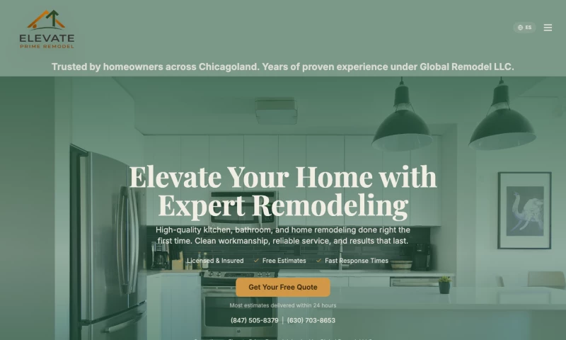 Minarvo - Elevate Prime Remodel, home services lead platform
