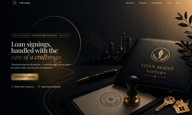 Minarvo - VNB Notary, mobile notary and loan signing platform