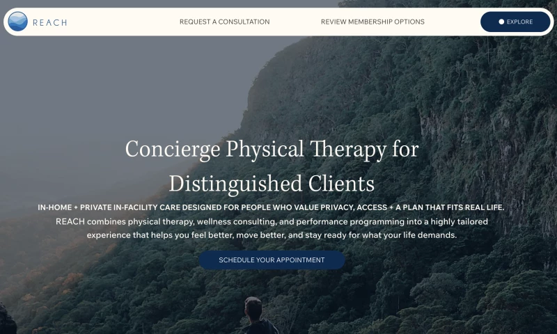 BMW Creative Consulting - Concierge Physical Therapy Brand and Website Development