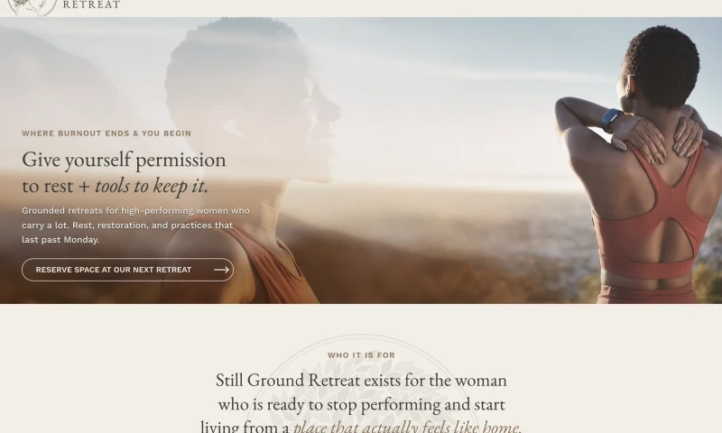 BMW Creative Consulting - Wellness Retreat Brand, Marketing, and Website Development