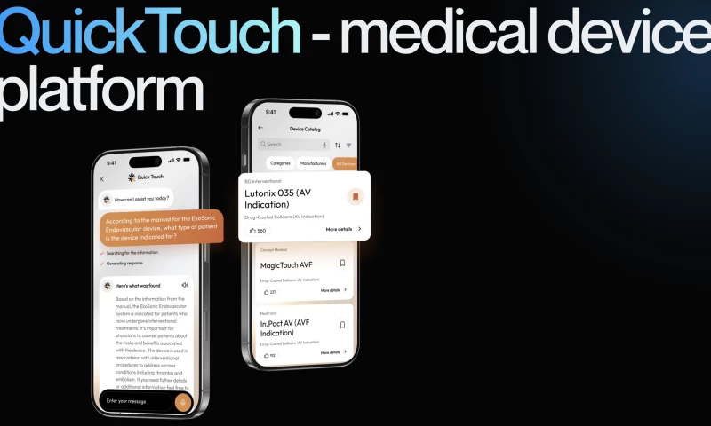 Fulcrum Rocks - QuickTouch - medical device platform