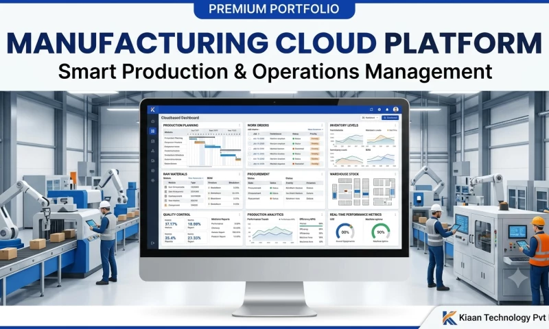 Kiaan Technology Pvt Ltd - Manufacturing Cloud Platform Smart Production & Business Management Solution