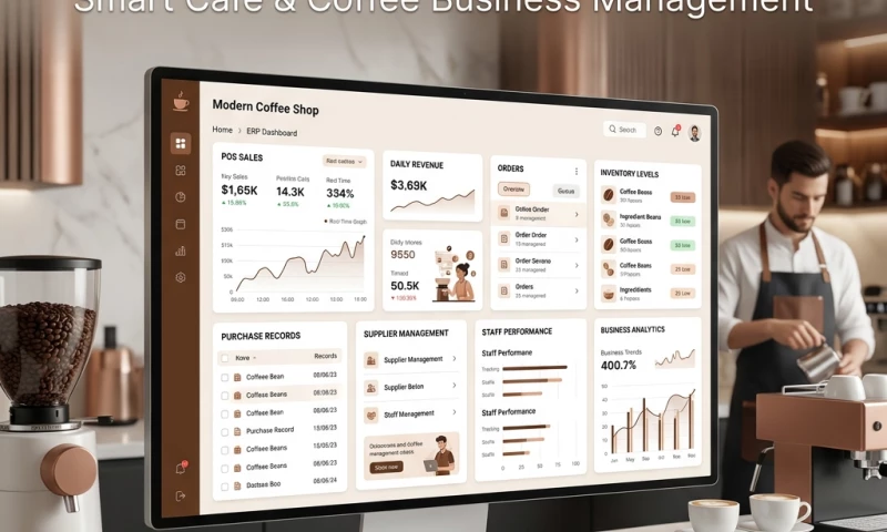 Kiaan Technology Pvt Ltd - Coffee ERP Software Complete Café & Coffee Business Management Solution