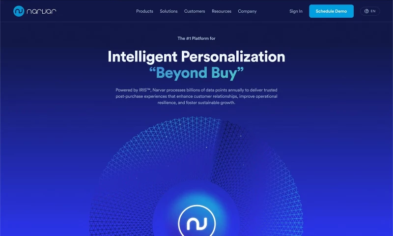 Paper Tiger - Narvar: Webflow Enterprise Rebuild and Brand System