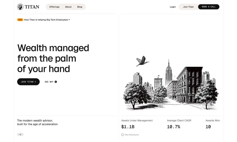 Paper Tiger - Titan: Webflow Rebuild for a Modern RIA