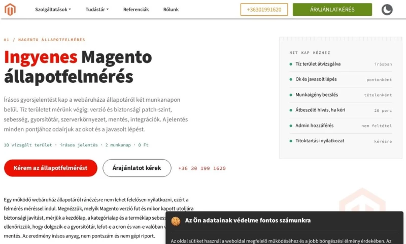 WebPot DEV - Magento 2 Service Site on Our Own WebPotCMS