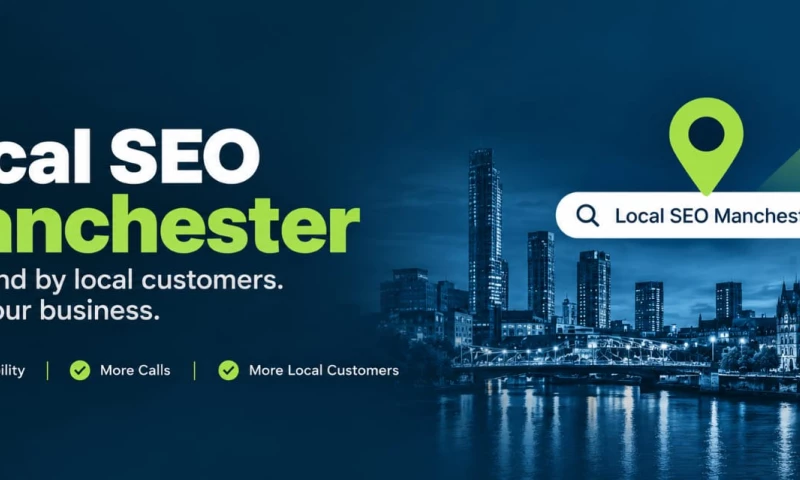 Local SEO Manchester - Landing page design
