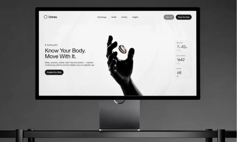 U1CORE - Web Design for Personal Health Platform