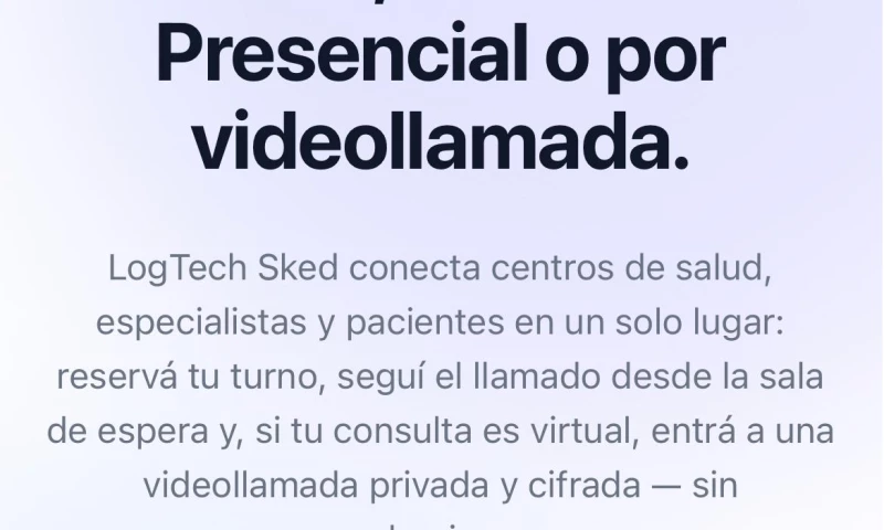 LogTech Software & Soluciones Tecnolgicas - Plataforma de turnos y atención digital para centro de salud