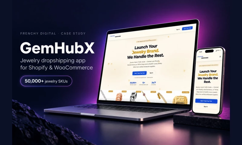 Frenchy Digital - Shopify & WooCommerce Jewelry Dropshipping App