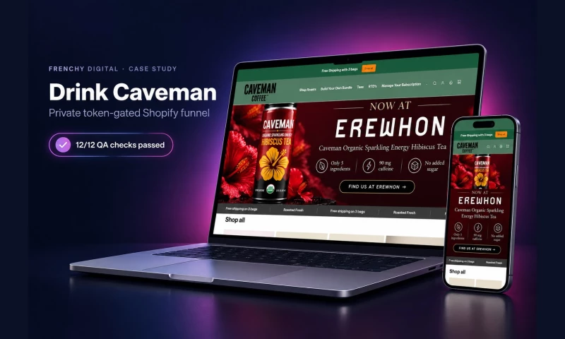 Frenchy Digital - Coffee E-commerce Funnel