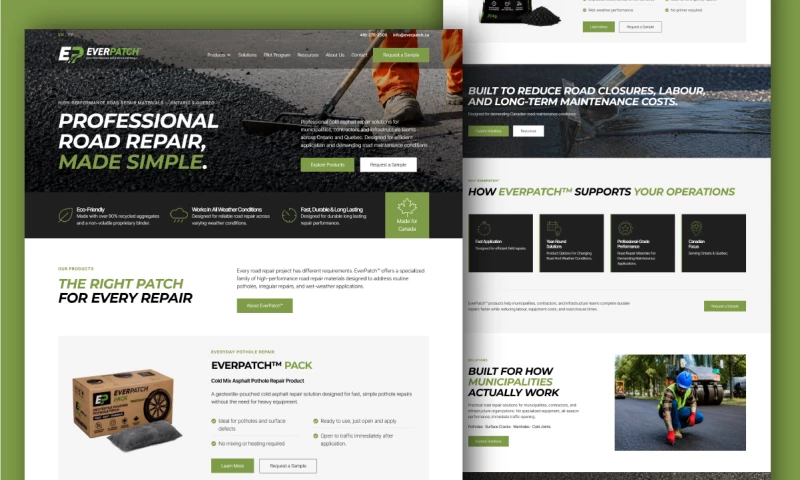 Mojo Media - Website Redesign for EverPatch