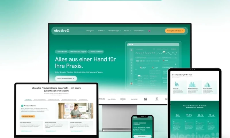 Weborite Solutions - Elective.de - Pixel Perfect Figma to WordPress Conversion