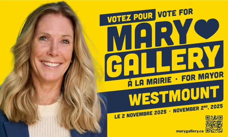 Infiuz Strategic Branding Consultancy - Mary Gallery for Mayor Westmount 2025