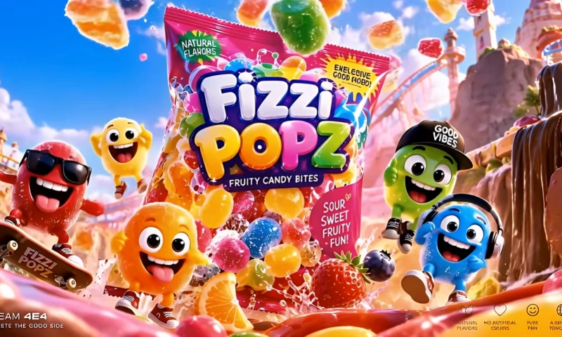 Team 4E4 - FIZZI POPZ Colorful Candy Commercial | Team 4E4
