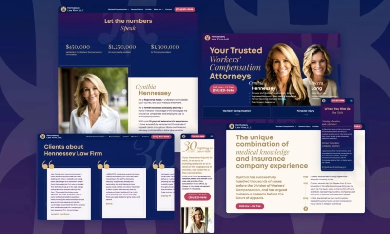 Agile Digital Agency - Website Redesign and Local SEO for a St. Louis Law Firm