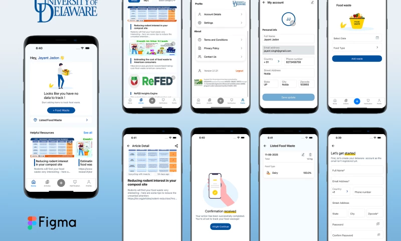 Mobulous Technologies - University of Delaware Food Waste Tracker