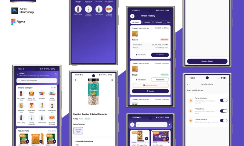 Mobulous Technologies - Madan Lal Pansari Online Grocery App