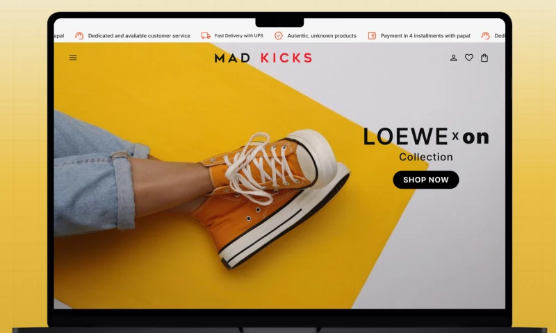 ObjectSingle Unipessoal Lda - Mad Kicks Shopify eCommerce Store for Sneaker Brand