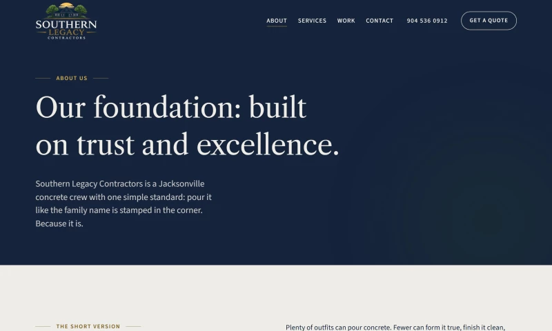 K & A Performance - Concrete Company Website