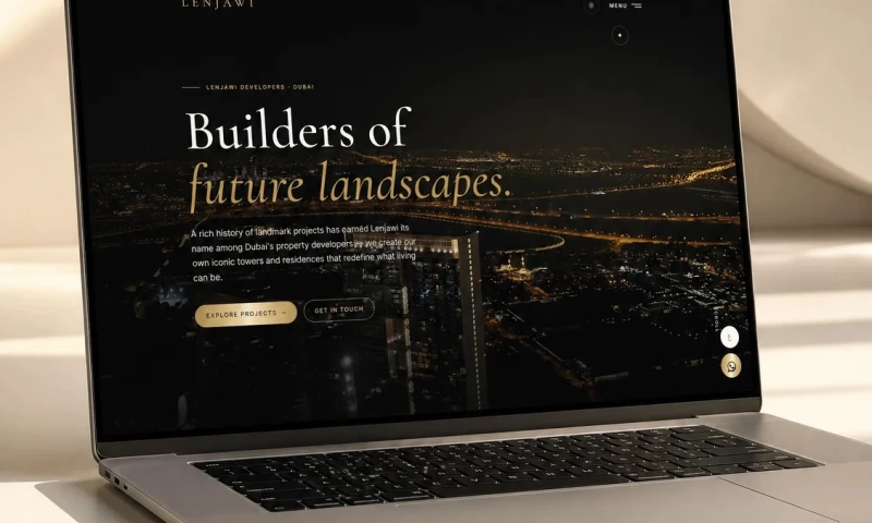 Web Tactics - Lenjawi Group: Real Estate Developer Website Rebuild