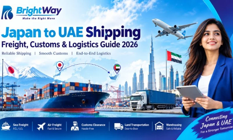 Bright Way Logistic Services UAE - Japan to UAE Shipping: Freight, Customs & Logistics Guide 2026