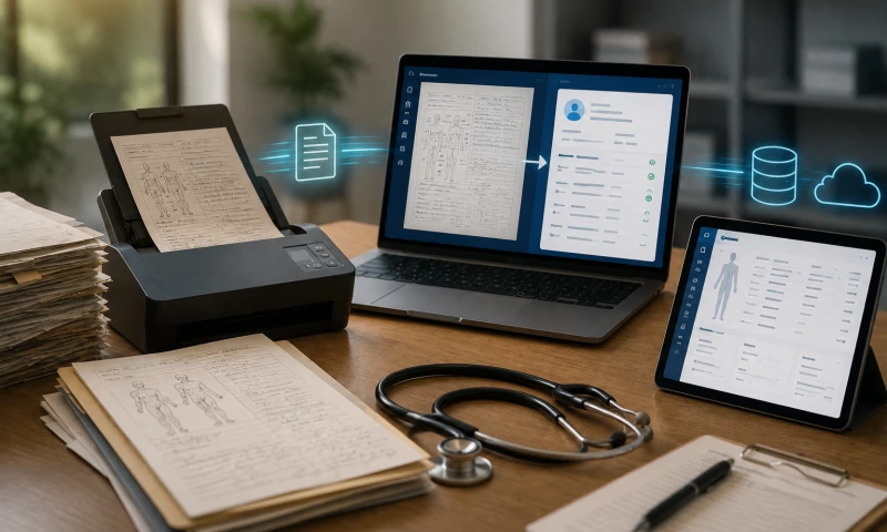 ICANIO Technology - Healthcare AI Record Digitization