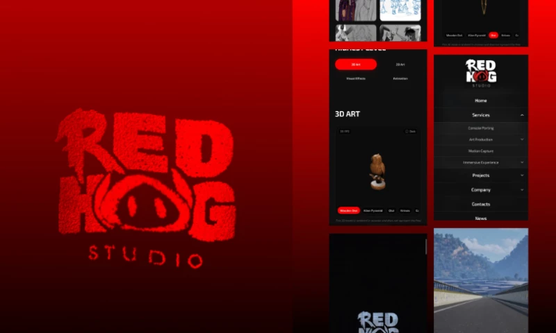 Backdoor Studio - Game Studio Web Design & Interactive UI | RedHog Case Study
